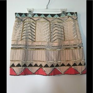 EUC Sanctuary sequin skirt size M smokepet free